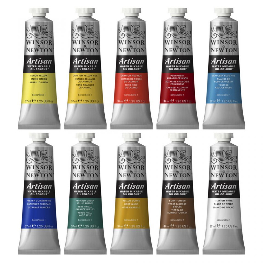 Winsor and Newton Artisan Water Mixable Oil Colour Studio Set